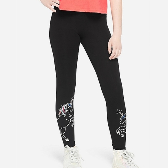 Justice Girl Graphics Leggings Sz 12 - Picture 1 of 5